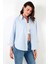 Pamuklu Regular Fit Önü Kısa Arkası Uzun Oval Kesim Gömlek Kadın Gömlek CF25S163867 4