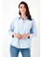 Pamuklu Regular Fit Önü Kısa Arkası Uzun Oval Kesim Gömlek Kadın Gömlek CF25S163867 5