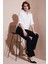Oversize Fit Önü Kısa Arkası Uzun Truvakar Kol Gömlek Kadın Gömlek 5866116 2