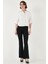 Oversize Fit Önü Kısa Arkası Uzun Truvakar Kol Gömlek Kadın Gömlek 5866116 4