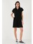 Regular Fit Polo Yaka Mini Elbise Bayan Elbise 5866153 4