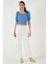 Pamuklu Relaxed Fit Yüksek Bel Bol Paça Pantolon Bayan Pantolon 668yp5118 5