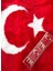 Kırmızı Peluş Torpido Örtüsü ve Düz Direksiyon Kılıfı ve Oto Aksesuar Seti 2 3