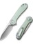 Button Lock Elementum Iı Flipper Knife Natural G10 Handle Çakı 2