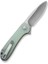 Button Lock Elementum Iı Flipper Knife Natural G10 Handle Çakı 3
