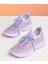 24Y320 Kadın Esnek Tabanlı Taşlı Triko Sneaker Spor Ayakkabı 1