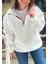Kadın Beyaz SweatShirt 2
