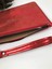 Deri Clutch Çanta Parlak Kırmızı Renk 1