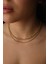 By Florya Jewelry Çelik 2'li Kombin Singapur ve Dokulu Sarmal Zincir Kolye Minimal Kararmaz 45 cm 1