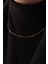 By Florya Jewelry Çelik Toplu İnce Dorika Zincir Kolye İnce Burgu Zincir 1 mm Zarif Minimal 1