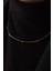 By Florya Jewelry Çelik Toplu İnce Dorika Zincir Kolye İnce Burgu Zincir 1 mm Zarif Minimal 5
