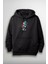 Renkli Gözlüklü Sepette Süslü Kedi Baskılı Unisex Sweatshirt 1