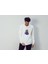 Unisex Uzun Kollu Sweatshirt Kulaklık Aslan Baskılı 1