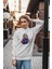 Unisex Uzun Kollu Sweatshirt Kulaklık Aslan Baskılı 2