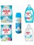 Doğal Çamaşır Deterjanı Aquabor Renkliler ve Beyazlar Için 148 Yıkama+ Bortam Dezenfektan 500 ml 1