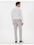 Erkek Gri Slim Fit Kumaş Pantolon 50305636-VR024 4