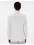 Erkek Beyaz Slim Fit Çizgili Uzun Kollu Gömlek 50301583-VR013 5