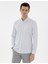 Erkek Açık Mavi Slim Fit Çizgili Uzun Kollu Gömlek 50301583-VR003 1