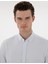 Erkek Açık Mavi Slim Fit Çizgili Uzun Kollu Gömlek 50301583-VR003 2