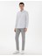 Erkek Açık Mavi Slim Fit Çizgili Uzun Kollu Gömlek 50301583-VR003 4