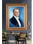 Altın Çerçeveli Paspartulu Atatürk Tablo ZC487 1