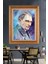 Altın Çerçeveli Paspartulu Atatürk Tablo ZC854 1