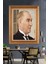 Altın Çerçeveli Paspartulu Atatürk Tablo ZC224 1