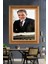 Altın Çerçeveli Paspartulu Atatürk Tablo ZC133 1