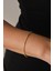 Çelik Toplu Kutu Kare Zincir Bileklik Minimal Kararmaz 17+4 cm 1 mm 1