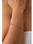 Çelik Dokulu Zincir Bileklik Günlük Kullanıma Uygun Minimal İnce İç İçe Geçmeli Halkalar 4 mm 18-21 cm 5