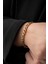 Çelik Figaro Zincir Bileklik Kararmaz Unisex 6 mm Altın 5