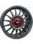16 Inç 5X100 Motorsport Polo Ibiza Egea Uyumlu Gun Metal Jant Modeli Volkswagen Seat Fiat (4 Adet) 1