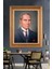 Altın Çerçeveli Paspartulu Atatürk Tablo FS413 1