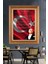 Altın Çerçeveli Paspartulu Atatürk Tablo FS464 1