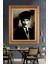 Altın Çerçeveli Paspartulu Atatürk Tablo FS704 1