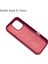 Caseworld Apple iPhone 16 Pro Max ile Uyumlu Kapak Içi Kadife Lansman Silikon Kılıf - Pembe 3
