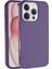 Caseworld Apple iPhone 16 Pro ile Uyumlu Kapak Içi Kadife Lansman Silikon Kılıf - Mor 1