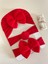 Kız Bebek Fiyonklu Bone Bandana Set / Kız Bebek Saç Bandı / Bebek 3 Lü Saç Aksesuar Seti 1