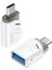 Usb-A To Type-C Mini Otg Adaptör - Yüksek Hızlı Veri Aktarımı, USB 3.0, Tak ve Çalıştır 3