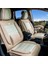 Isuzu D-Max Yeni Uyumlu Yarı Deri Oto Koltuk Kılıfı Ön/arka 5'li Set (Bej) Renk Model 1