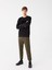 Siyah Bisiklet Yaka Uzun Kollu Baskılı Erkek Kalın Sweatshirt 3