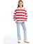 Kırmızı Polo Yaka Kız Çocuk Kalın Sweatshirt 5
