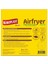 Airfryer Doğal Pisirme Kağıdı 20'li 23 x 23 cm x 3 Paket 3