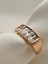 Taşlı Yüzük Zirkon Taşlı Çelik Yüzük Rosegold 1