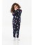 Kutup Ayısı Desenli Polar Kız Çocuk Pijama Takımı 2