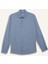 Slim Fit Dar Kesim Pamuklu Basic Düz Uzun Kollu Gömlek A4644AX25SP 1