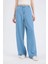Pull On Wide Leg Yüksek Bel Uzun Tensel Yıkamalı Pantolon D8238AX25SM 1
