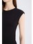 Bodycon Vücudu Saran Bisiklet Yaka Ribana Kısa Kollu Midi Elbise D5220AX25SP 5