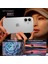 Shiny iPhone 16 Kamera Lens Camı Koruyucu Simli - Taşlı 4