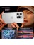 Shiny iPhone 16 Pro Max Kamera Lens Camı Koruyucu Simli - Taşlı 3